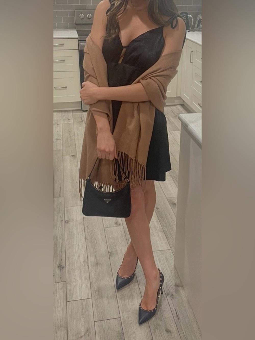 Nordstrom Elegant Black Mini Dress